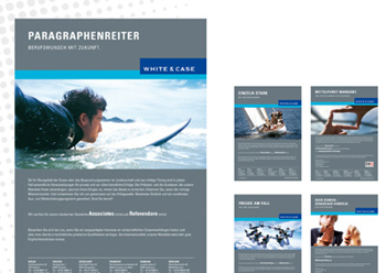 White & Case LLP – Anzeigenkampagne