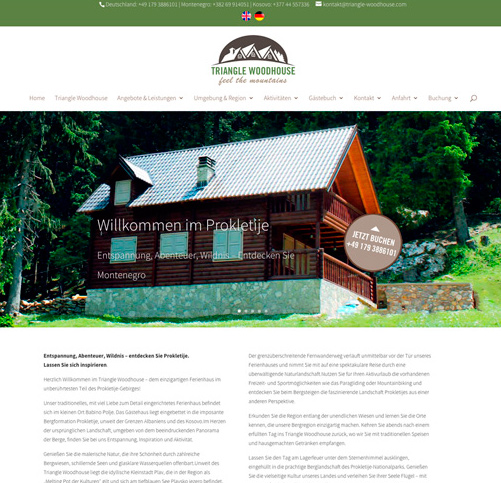 Entspannung, Abenteuer & Wildnis… Triangle Woodhouse