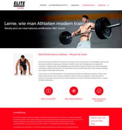 Die PuG unterstützt das Elite Performance Institute