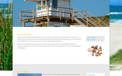 Sommer, Sonne, Strand und Meer! Ferien auf Sylt ist da genau das Richtige…