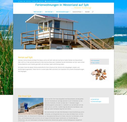 Sommer, Sonne, Strand und Meer! Ferien auf Sylt ist da genau das Richtige…